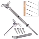 T316-STAINLESS Steel Adjustable Angle 1/8" Cable Railing Kit/hardware For Woo... New. Price: $222.56.