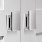 10 Pack Square Cabinet Knobs Brushed Single Hole, Satin Nickel New. Price: $40.17.