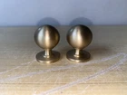 Lot Of 2- Signature Hardware 444217 Rodino Round Cabinet Knob Satin Brass New. Price: $25.00.
