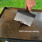 18PCS Griddle Cleaning Kit With Scraper Grill Brick Scouring Pads Silicone Mat New. Price: $26.73.