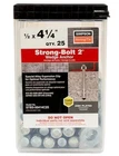 Simpson Strong-tie Concrete Wedge Anchors 1/2-IN X 4-1/4-IN (25-PACK) New. Price: $41.05.