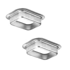 Vyh 2" X Rain Gutter Downspout Drop Outlet Aluminum 3", Primary Color New. Price: $10.29.