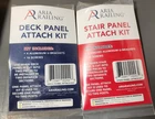 Aria Railing Stair Panel Attach Kit X 12 / Deck New. Price: $69.95.