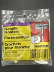 Two Pack Crawford Products SS29 Handle Holder Hook White Open. Price: $8.99.