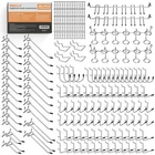Incly Pegboard Hooks Set For Hanging Tools 206PCS Heavy Duty Hanger ... New. Price: $34.82.