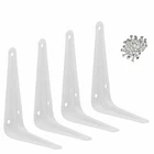 4X White Metal 5" 6" Wall Corner Angle Shelving Shelf Brackets Pcs 5X6 Inch New. Price: $10.99.