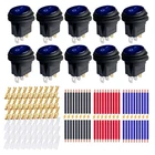 Dc 12V 20A Waterproof Round Rocker Switches, Ampper 3 Pin Wp, Blue Brand. Price: $17.88.