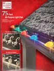 75 Pack Gutter Shingle Light Clips Home Accents Holiday New. Price: $11.99.