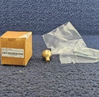 Signature Hardware KN-515-34-BB: 3/4" Osian Solid Brass Round Cabinet Knob Open. Price: $19.99.