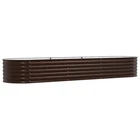 Garden Raised Bed, Planter For Flowers And Galvanized Steel Vidaxl New. Price: $290.99.
