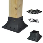 Myard PNP114040 4X4 Post Base Cover (actual (qty 1), Black New. Price: $26.68.