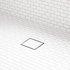 Signature Hardware ZS3-ST01-BR-8-C Cohen Square Tile-in Shower Drain 8" Open. Price: $89.00.