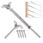 T316 Stainless Steel Deck Toggle Tensioner Set For Cable Railing- 1/8" New. Price: $92.99.