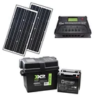 Aleko Solar Kit For Gate Opener 60W 24V Panels Batteries Charge Controller New. Price: $399.00.