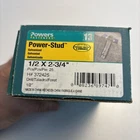 Hillman Power Stud 1/2 X 2.75 Galvanized Wedge Anchors 25 Pc New. Price: $25.46.