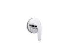 Kohler K-T97026-4-CP Avid Transfer Valve Trim With Lever Handle Open. Price: $59.71.