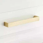 Signature Hardware 6" Grohl Hammered Brass Cabinet Pull - Satin New. Price: $10.80.