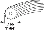 Prime-line P7572 Black Vinyl Screen Retainer Spline 0.165 Dia. In. X 500 Ft. New. Price: $35.87.