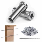 Muzata 50PCS Stainless Steel T316 Protective Sleeves Cable 1/8'', Silver New. Price: $28.98.