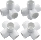 Sdtc Tech 4-PACK 3/4" 5 Way Pvc Fitting Elbow Furniture Grade Pipe Connector For New. Price: $20.99.