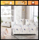 Floral Daybed Cover Set Twin Size - 3 Pcs Purple White Botanical Bedding, Double New. Price: $55.79.