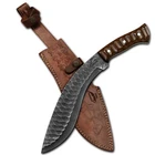 Kukri Machete Knife With Sheath Full Tang- Fixed Blade Cool Tool For Outdoor ... New. Price: $90.26.