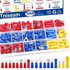 Tnisesm Insulated Wire Crimp Connectors Assortment Kit With Ring, Spade, Butt, Q New. Price: $13.55.
