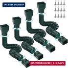Gutterlix 4 Pack Flexible Downspout Extensions Extendable From 21" To 67" New. Price: $86.34.