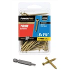 Hillman 42501 Bronze Ceramic Star Head Drive Power Trim Screw #8 X 1-5/8 In. New. Price: $10.17.