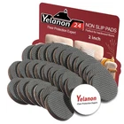 Yelanon Slip Furniture Pads -24 Grippers 2" Round, Black New. Price: $15.86.