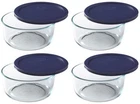 (4) Pack Pyrex 6017397 Cup Round Glass Food Storage Containers New. Price: $53.90.