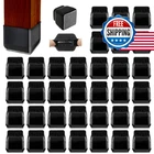 Joeyrras 36PCS Black Square Chair Leg Floor Protectors High Elastic Felt New. Price: $26.01.