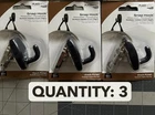 New 3-PACK Lot National Hardware N260-155 Black Snap Hook Drywall Hanger 50LB. Price: $23.99.