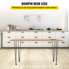 Hairpin Table Legs 30" Black Set Of 4 Desk 880LBS Load Capacity (each 220L New. Price: $35.03.
