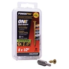 Hillman 116780 Steel Flat Head Multi-material Screw #6 X 1/2 In. (pack Of 5). Price: $19.18.