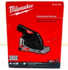 Milwaukee Cutting Dust Shroud 49-40-6110 Open. Price: $59.99.
