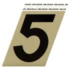 Hillman In. Reflective Black Vinyl Self-adhesive Number 5 (3-PACK) New. Price: $7.24.