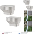 Vyh 3X4 To 2X3 Gutter Downspout, Adapter (white Pack) New. Price: $28.52.
