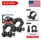 Heavy Duty 2-PACK 3/4" Mega D-ring Shackles 68,000 Lbs Towing & Recovery New. Price: $92.99.