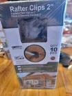 Owt 2" Inch Rafter Clips Ironwood 10 Per Pack Ozco 51717 New. Price: $40.00.
