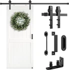 Arti-life Barn Door Hardware Kit 6.6FT Heavy Duty Sliding Track With Fl New. Price: $55.35.