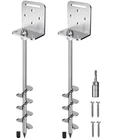 Insaga 24'' Ground Anchors Screw Earth 10MM Solid Steel With Bracket New. Price: $60.60.