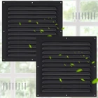 2 Pcs Aluminum Attic Vents 10" X Metal Gable Wall Mesh Shed With Screen New. Price: $29.60.
