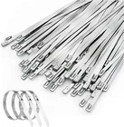 Steel Zip Ties 11.8 Inch 100PCS, 304STAINLESS Metal ... New. Price: $15.10.