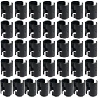 Wafjamf 72 Wire Shelving Shelf Lock Clips For 1" Post- Pack, Black New. Price: $13.35.