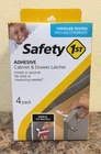 Safety 1ST HS310 White Adhesive Cabinet & Drawer Latches 4-PACK New. Price: $10.79.