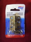 Brand New! National Hardware Window Bolt Brass Finish 2" N151-266 V833 Free Ship. Price: $7.00.