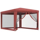 Party Tent Outdoor Canopy Gazebo Marquee With 4 Mesh Sidewalls Vidaxl New. Price: $87.99.