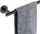 Jqk 20.5'' Black Towel Bar 304 Stainless Steel Matte Wall Mount Bathroom Rack New. Price: $19.90.