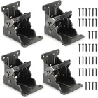 Nicavkit Pack Folding Brackets For Table Bed Leg Feet, Of 4, Black New. Price: $28.99.